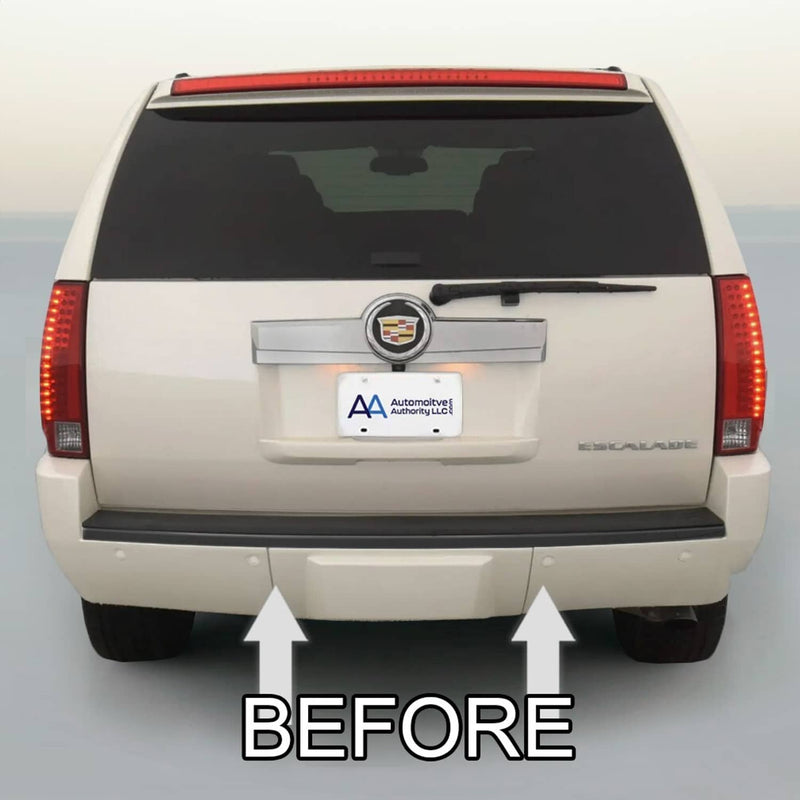 DURAFORCE Chrome Rear Bumper Trim Molding Package Tailgate for Cadillac Escalade 07 14