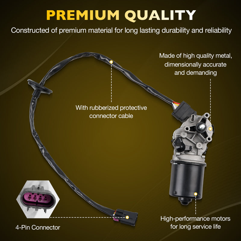 Front Windshield Wiper Motor for Chevy Colorado GMC Canyon Isuzu i280 i290 04-12