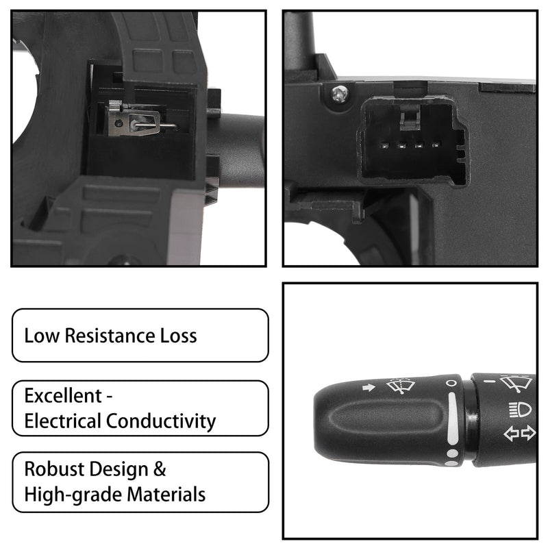 Turn Signal Windshield Wiper Switch for 02 10 Dodge Ram Durango Chrysler Aspen