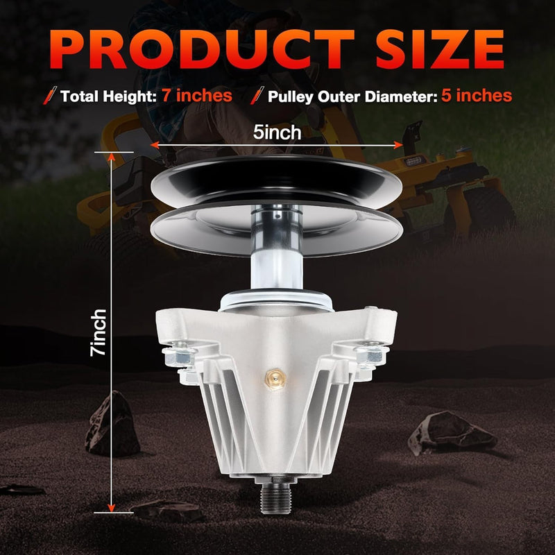 742P05094 618P09256 Blade Spindle Kit for Cub Cadet MTD ZT1 50 Inch Deck