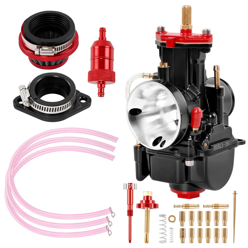 PWK 24mm Racing Carburetor Kit for Dirt Bike ATV Scooter Pit Bike 50cc 70cc 80cc