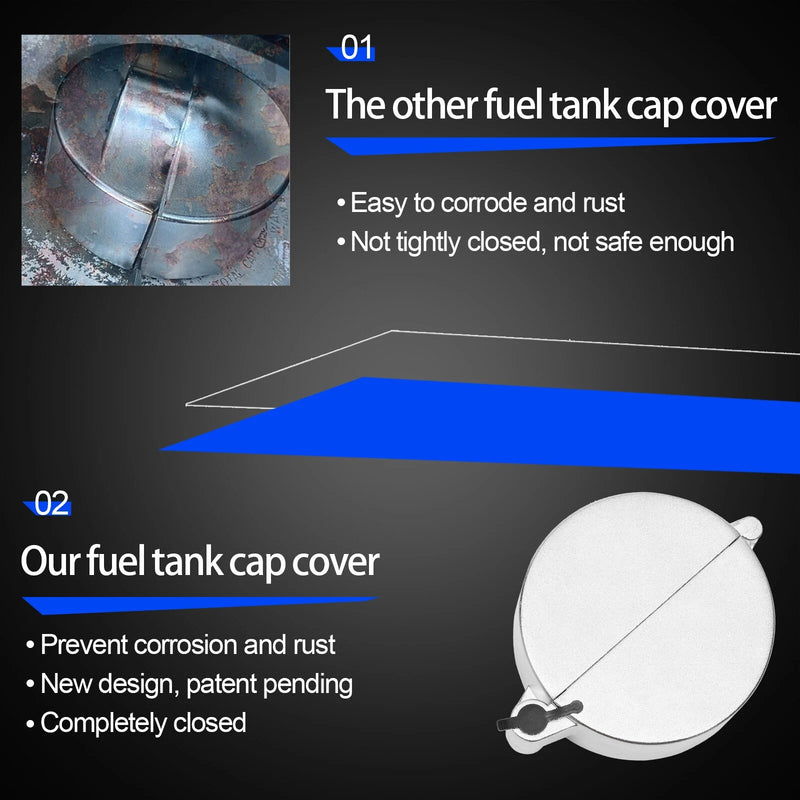 Semi Truck Locking Diesel Fuel Tank Cap Cover for Freightliner Western Star 2X