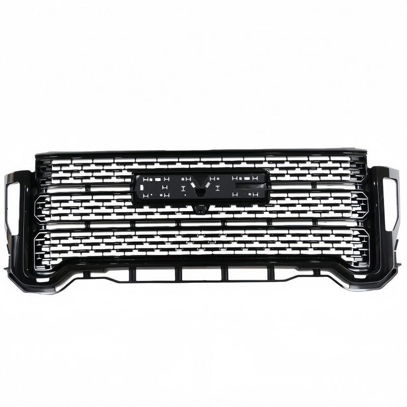 For GMC Sierra 2500 HD 3500 HD 2020-2023 Front Bumper Grille W/Camera Hole