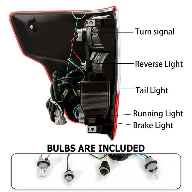 Right Passenger Side Rear Tail Light Assembly Lamp for Nissan Titan XD 2016-2023