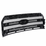 DURAFORCE Matte Black Front Bumper Grille W/O Camera Hole For 2015-2017 Ford F-150 F150