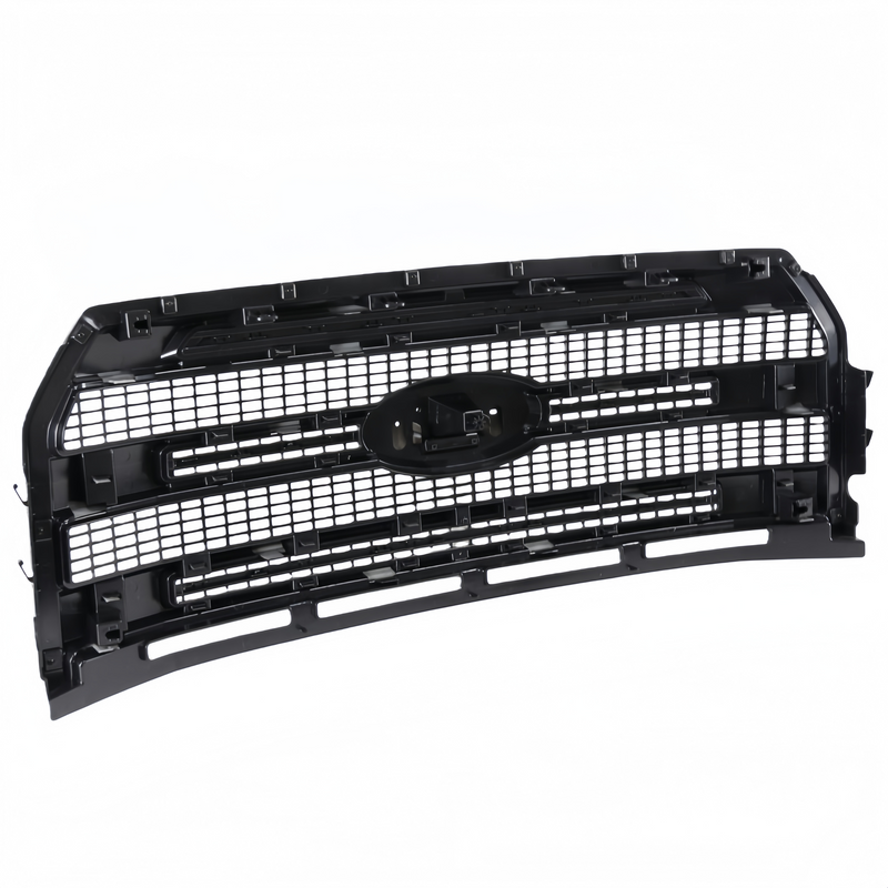 DURAFORCE Matte Black Front Bumper Grille W/O Camera Hole For 2015-2017 Ford F-150 F150