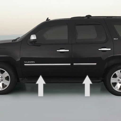 DURAFORCE Chrome Side Door Trim Rocker Panel Molding for GMC Yukon Yukon XL 07-14