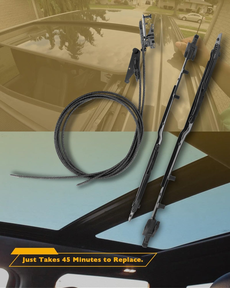 Sunroof Cable Track Repair Kit for Ford F150 F250 F350 Crew Cab 2015 2024