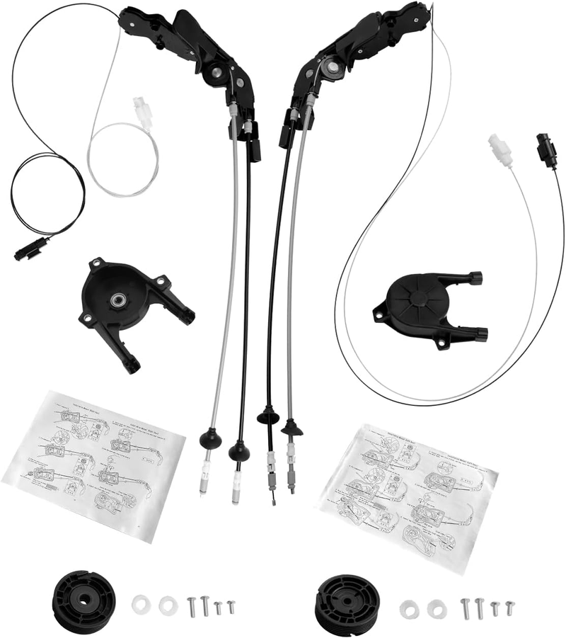 Power Sliding Door Cable Kit for Toyota Sienna 2004 2010 Rear Left Right 2 Pcs
