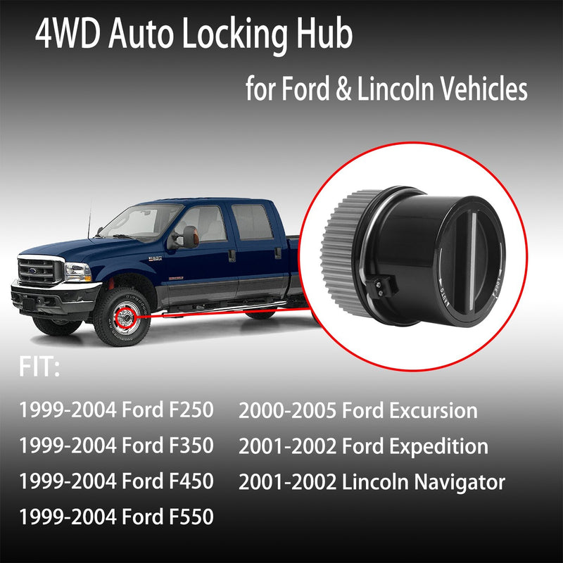 4WD Automatic Front Locking Hub for Ford 1999 2004 F250 F350 F450 F550 and More