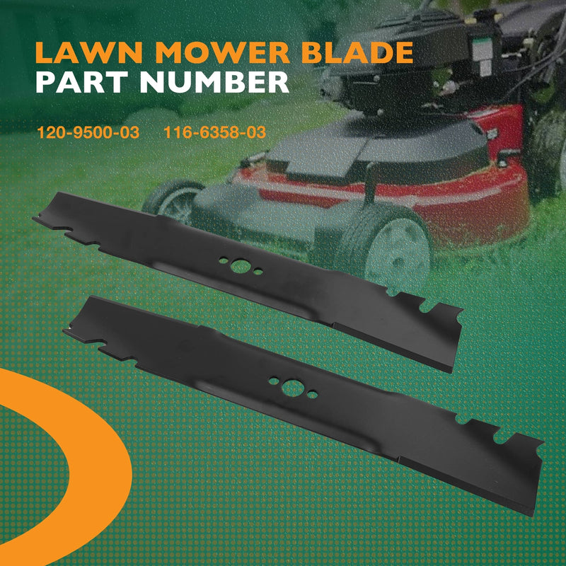 120 9500 03 Mower Mulching Blades For Toro Exmark ECKA30 22205TE 20120 4 Pack