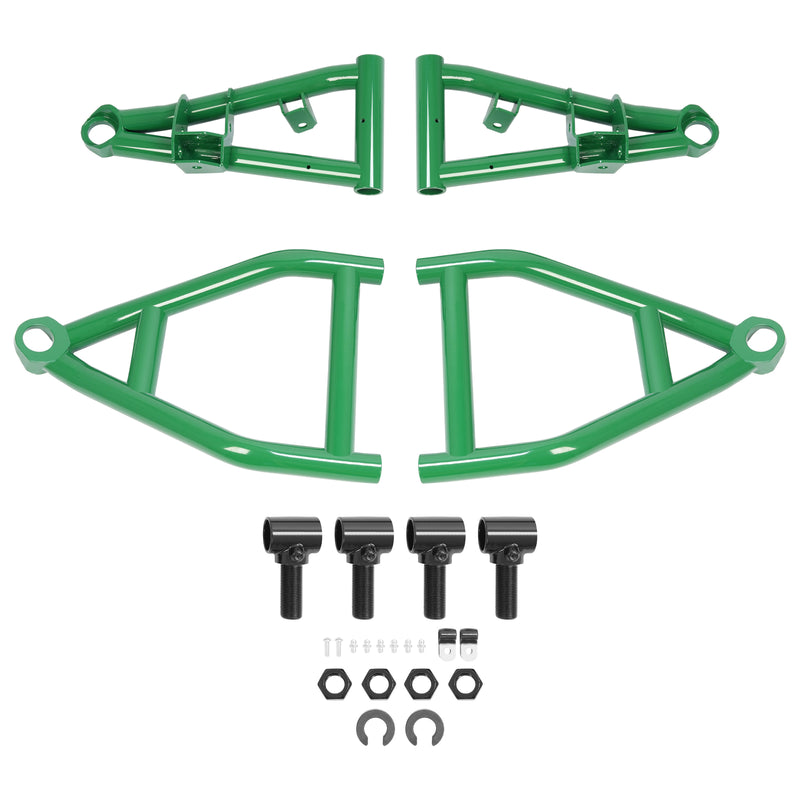 4PCS High Clearance Front A Arms Set for Kawasaki Teryx 4 800 2012 2024 Green
