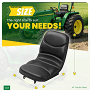 DURAFORCE Contoured Seat Bottom For John Deere 970 990 870 790 770 670 #M805158 #M803465