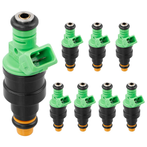 DURAFORCE 0280150558 Fuel Injectors 42LB 440cc EV1 for Chevy Camaro Ford Mustang 8 Pack