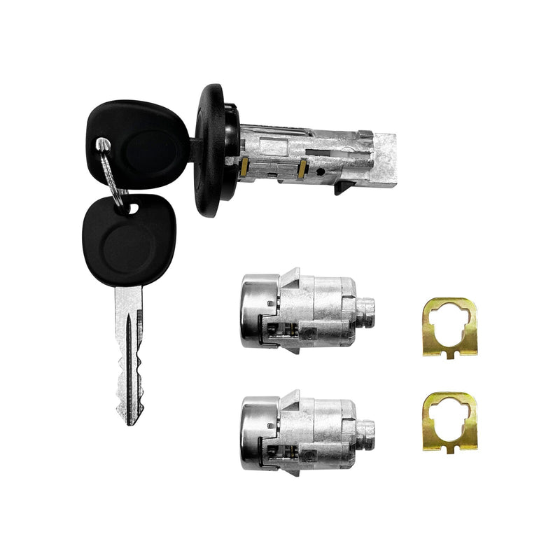 Ignition Switch Front Door Lock Cylinders for Chevy Silverado GMC Sierra 03 07