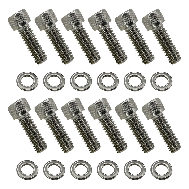 Stainless Steel Valve Cover Bolt Kit for Ford Small Block 260 289 302 5.0L