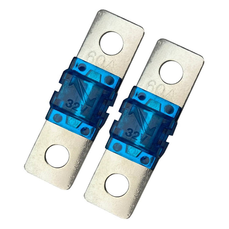 DURAFORCE MIDI AMI 60A 60 Amp 32V Fuse for Auto Marine Stereo Audio Video Bolt On 2 Pack