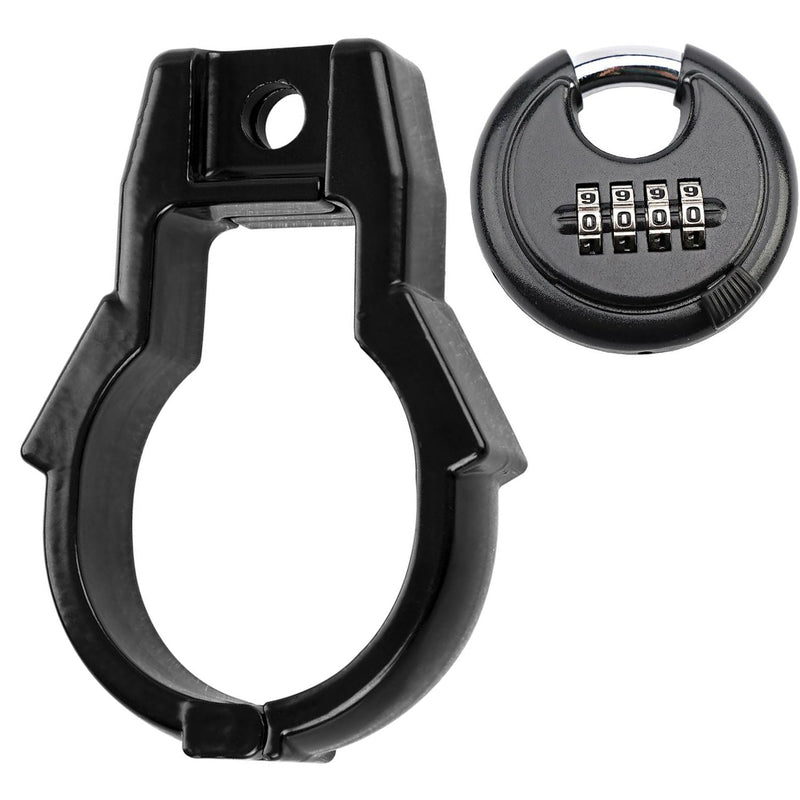 Hitch Coupler Lock with Combination Lock for Bulldog Style Couplers Heavy Duty