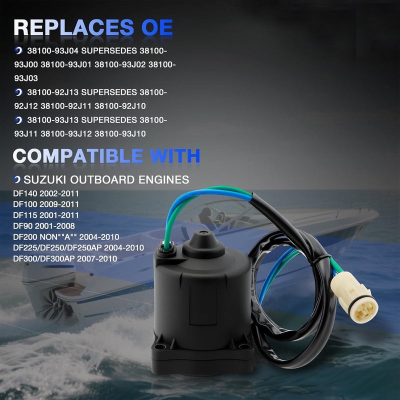3810093J04 Power Tilt Trim Motor For Suzuki Outboard DF200 DF225 DF250 DF300