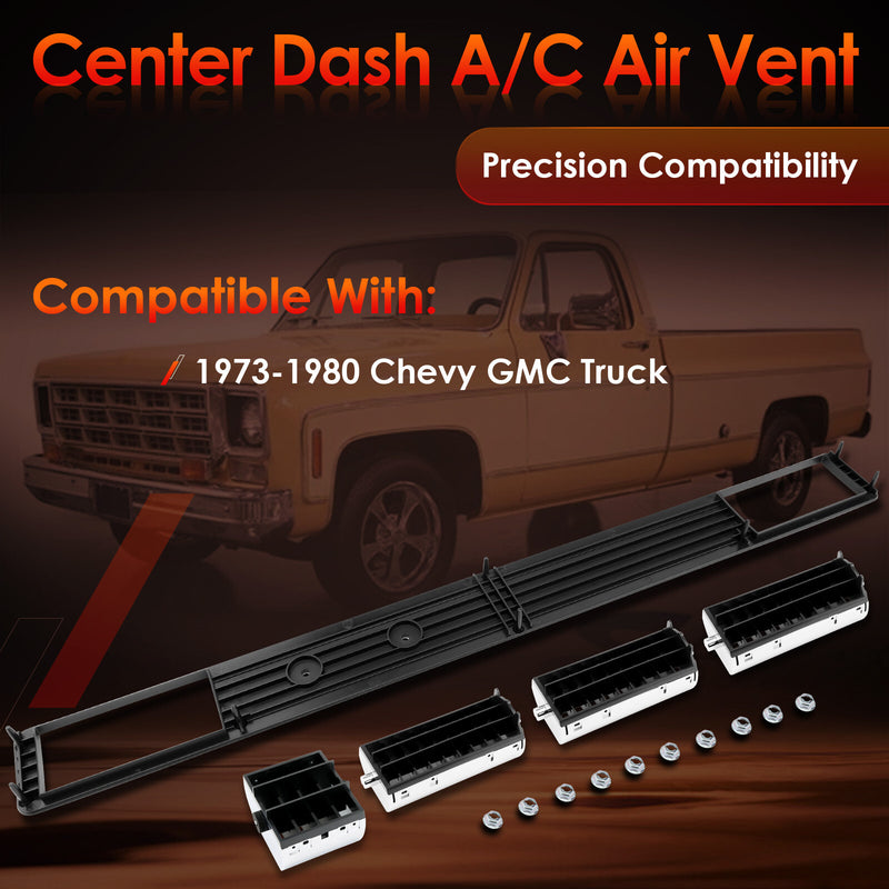 DP2560 Center Dash AC Air Vent Trim Plate For Chevy GMC Truck 1973-1980 3979751