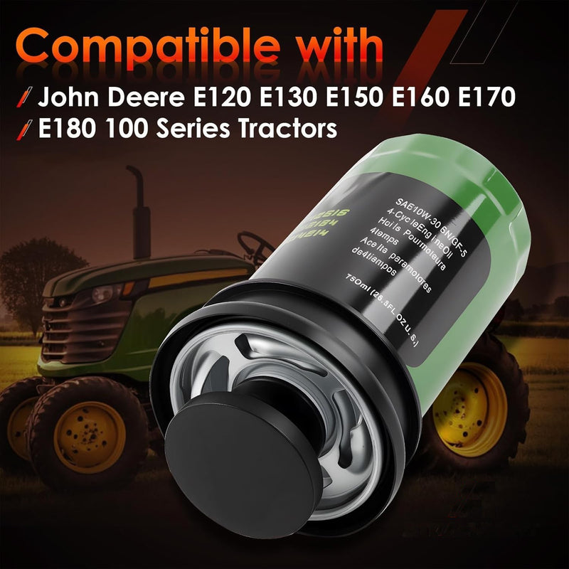 AUC12916 Oil Filter For John Deere E120 E130 E150 E160 E170 E180 Dry Filter