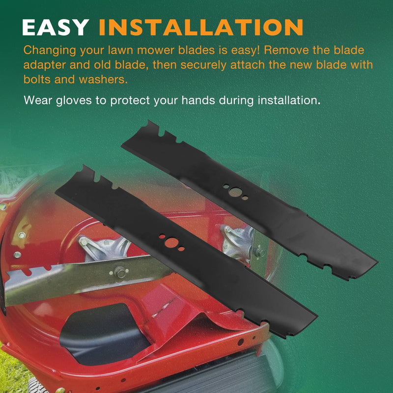 120 9500 03 Mower Mulching Blades For Toro Exmark ECKA30 22205TE 20120 4 Pack