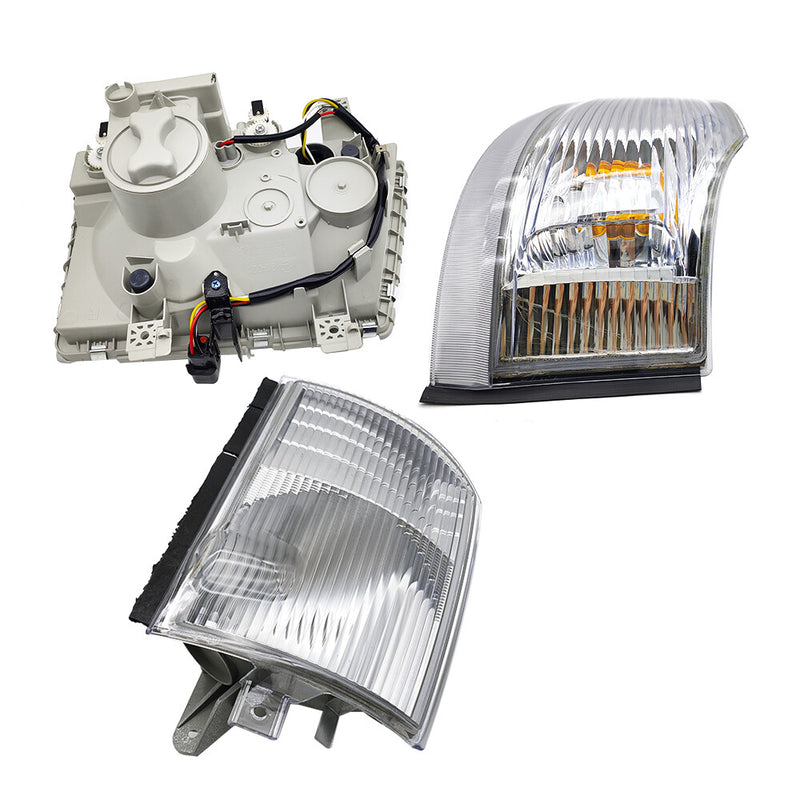 RH Headlight w Corner Lamp Marker Light for Mitsubishi FE140 FE145 FE180