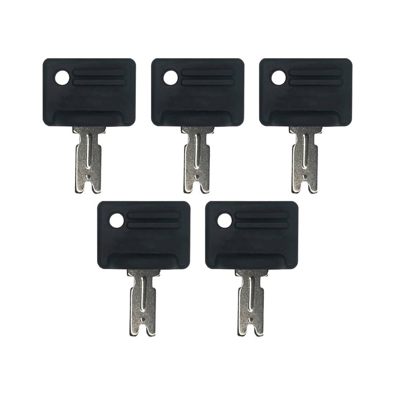 DURAFORCE Ignition Key For Caterpillar Crown Yale Hyster Gradall 107151 002 166 5 Pack