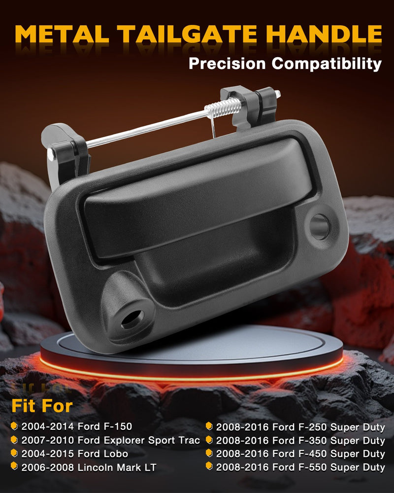 Metal Tailgate Latch Handle Camera Hole for Ford F150 F250 F350 Lincoln 04 16