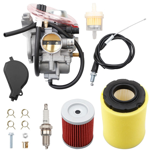 DURAFORCE Carburetor Engine Assembly Manual Choke for Suzuki 2002 2007 Eiger 400 LTF400