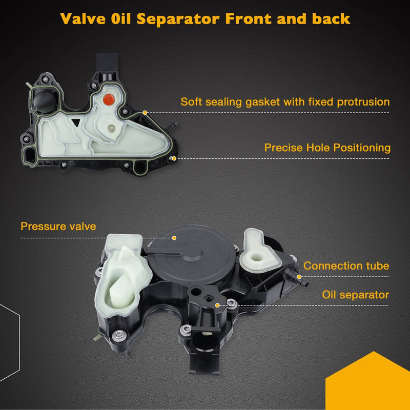 Oil Separator Engine Crankcase Vent Valve for Audi A4 A5 TT VW Golf Passat 14-18