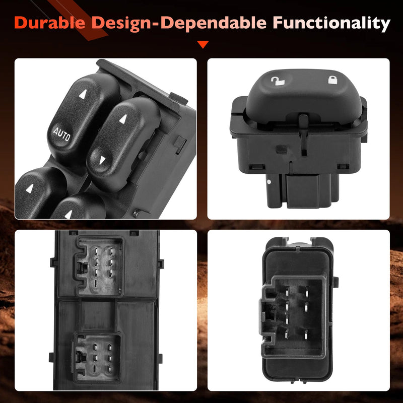 Master Power Window Door Lock Switch for Ford 2002 2005 F250 Excursion Explorer