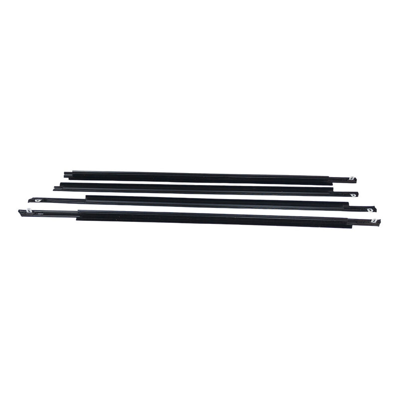 Front Rear Door Belt Moulding Weatherstrips for Toyota Prius 2004 2009