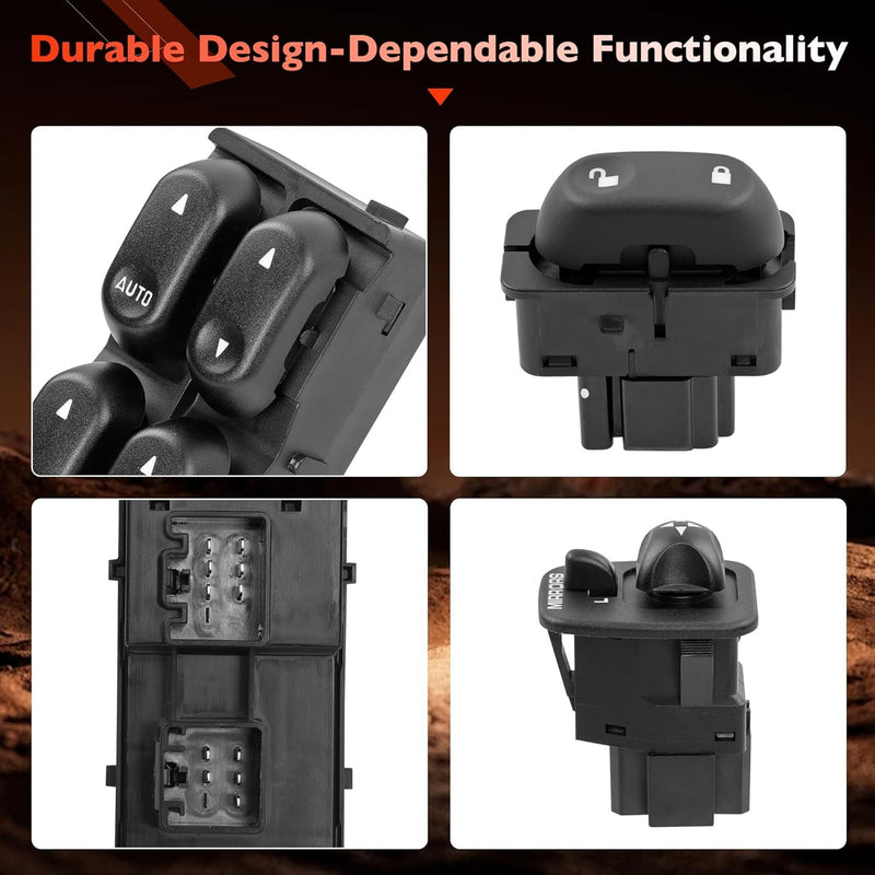 Power Window Door Lock Mirror Switch for Ford 02 05 F250 F350 F450 Excursion