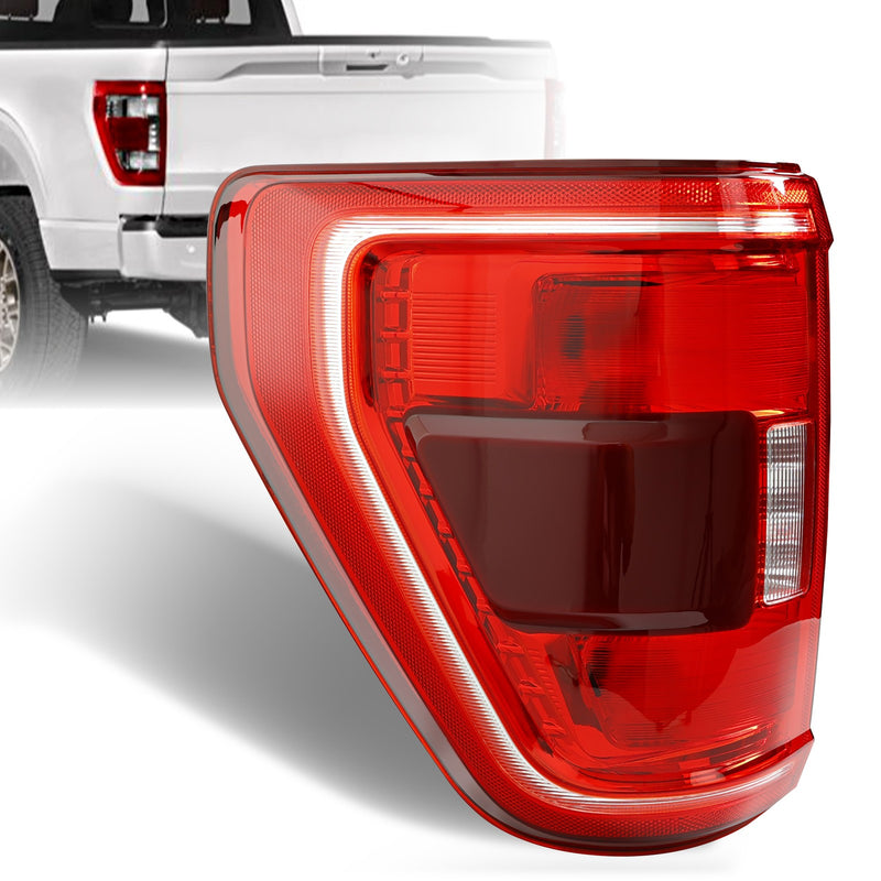 Driver Side LED Tail Light Brake Lamp With Blind Spot For Ford 2021 2023 F150