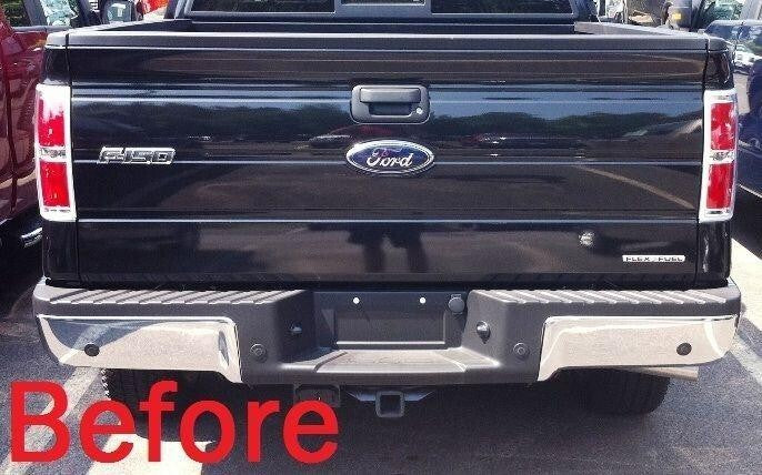 Chrome Tailgate Trim Molding Inserts for Ford F150 2009 2014
