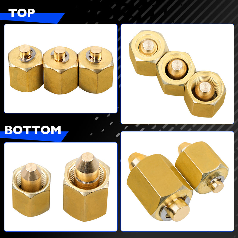 10810 Injector Rail Fuel Line Cap Set Block Off Cap 5 Pieces