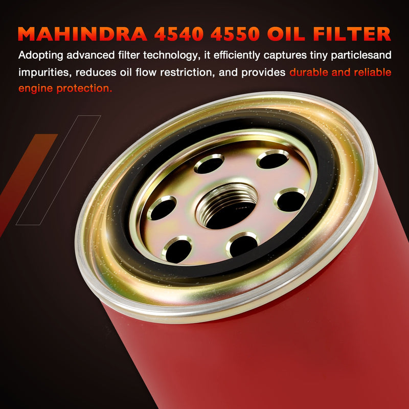 006000455F1 006000456F1 Air Oil Fuel Filter Kit For Mahindra 4540 4550 6 Piece
