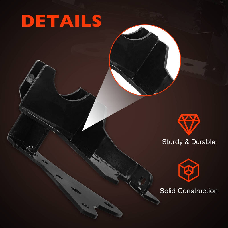 1118 Front Track Bar Relocation Bracket For Rough Country 07 18 Jeep JK Wrangler