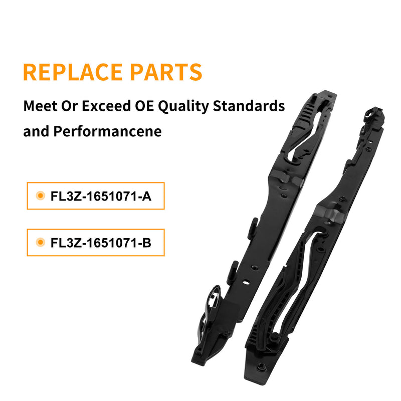 Sunroof Track Rails Repair Kit Left Right For 15 To 24 Ford F150 Expedition
