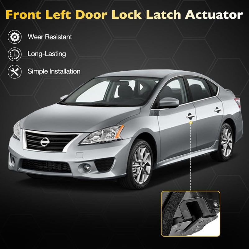 80501 9AN0A Latch Lock Actuator Front Driver Side for Nissan Sentra 2013 2019