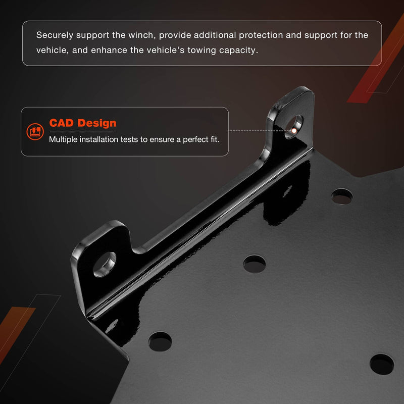 101275 Winch Plow Mount Bracket Plate for Yamaha Grizzly Kodiak 700 2016 2023