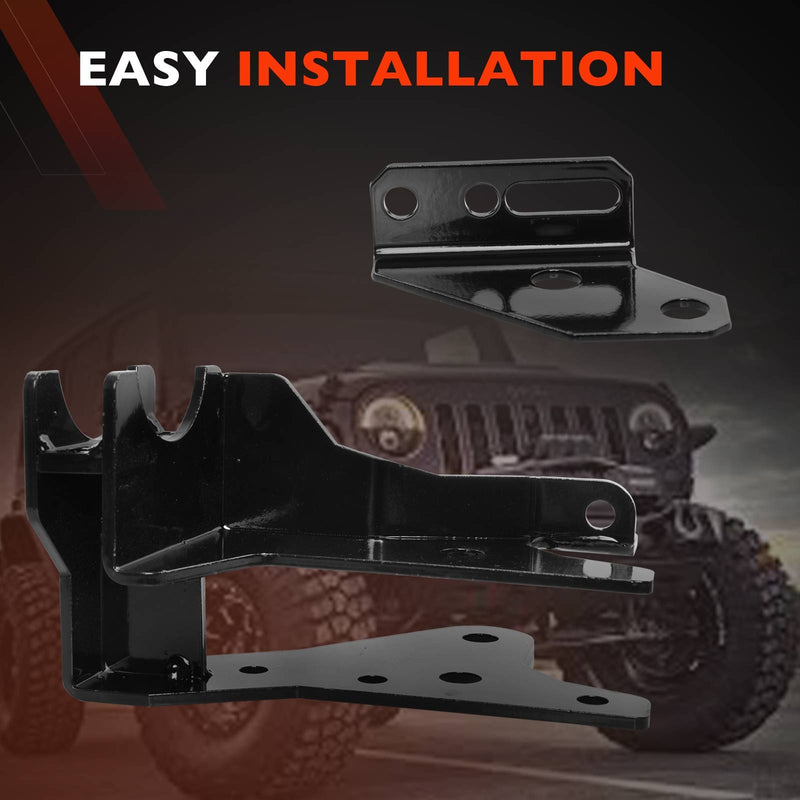 1118 Front Track Bar Relocation Bracket For Rough Country 07 18 Jeep JK Wrangler