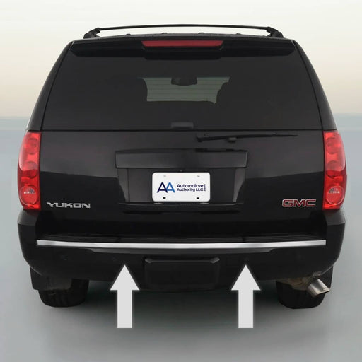 DURAFORCE Chrome Rear Bumper Trunk Trim Molding for GMC Yukon Yukon XL 2007-2014