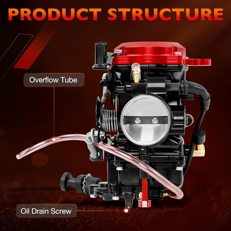 CV40 Carburetor for 88-16 Harley Davidson Sportster 883 1200 XL883 XLH1200