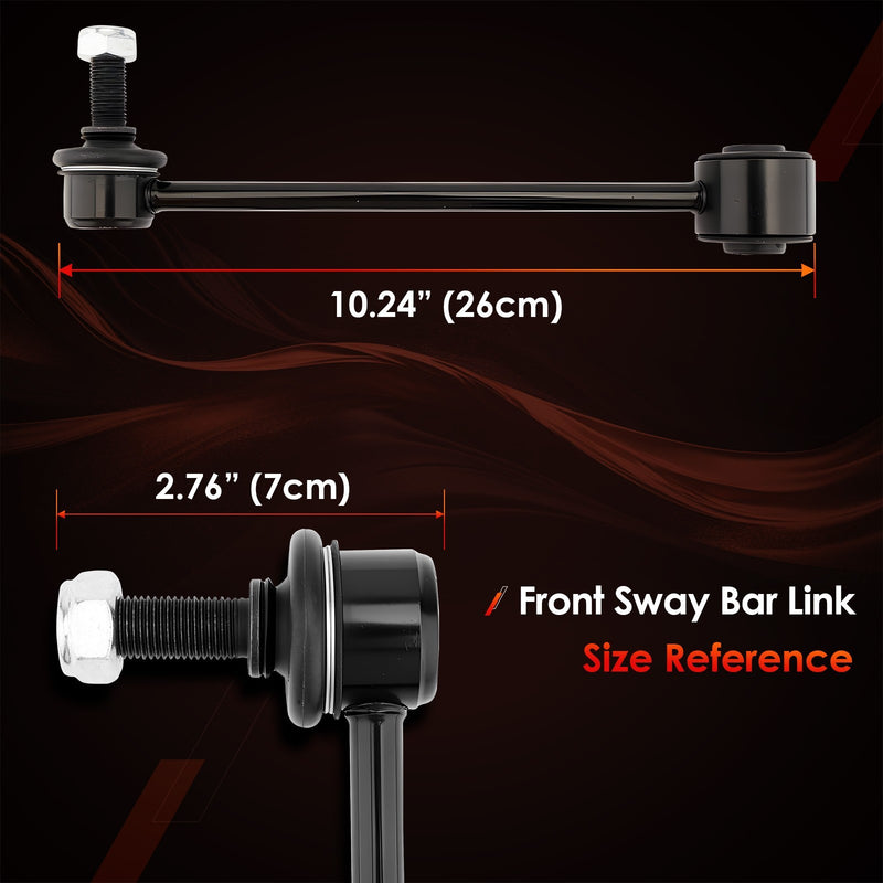 Rear Sway Bar End Links Kit for Chevy GMC Cadillac Hummer 2000 2020 2X