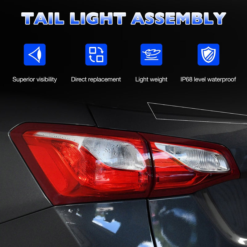 84769835 Driver LH Side Rear Tail Light Brake Lamp For Chevy Equinox 2018 2020