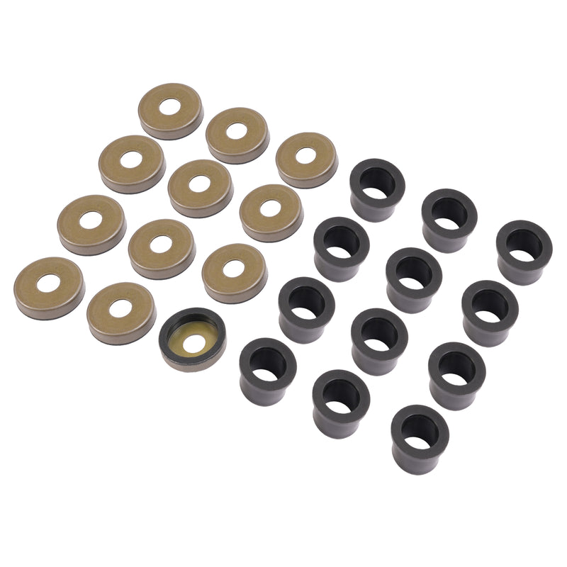 Front A Arm Bushing and Dust Cover Kit for Yamaha Banshee 350 YFZ350 Black Gold