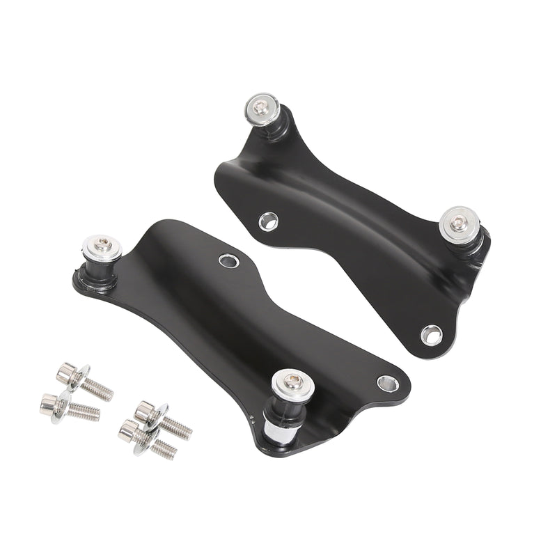 Black Docking Hardware Kit 4 Point for Harley Davidson Touring 2014 2026 2023