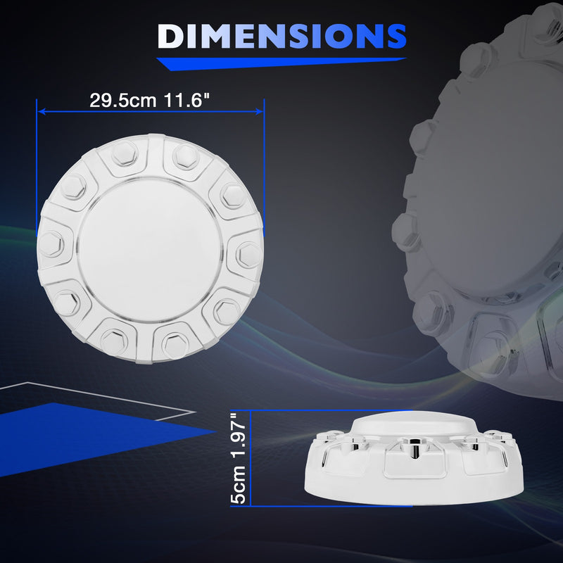 6PG03SZ1 Front Wheel Center Hub Cap Cover for Ram 4500 5500 2019 2021 2 Pcs